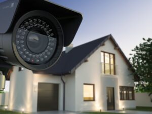 CCTV Camera Outside House, Vancouver, BC