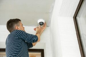 Installing residential video monitoring system, security camera in Vancouver, BC