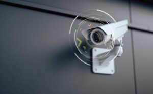 A CCTV camera installed by Accurate Security recording different angles in Vancouver Metro Area 